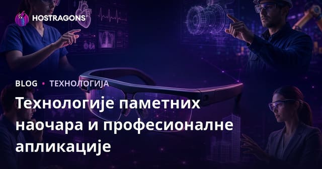 Технологије паметних наочара и професионалне апликације
