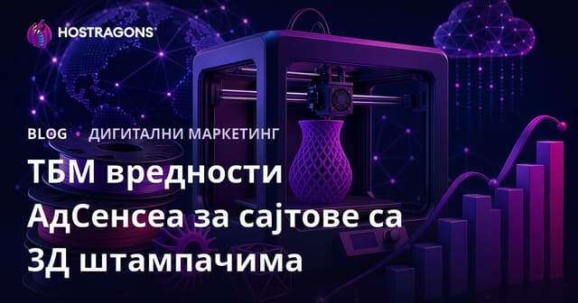 3D Штампање и Рецензије Филамента: Вредности AdSense TBM-а