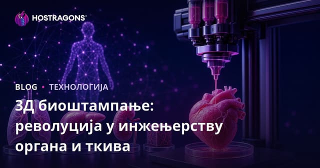 3Д биоштампање: револуција у инжењерству органа и ткива