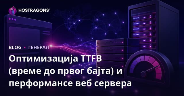 Оптимизација TTFB (време до првог бајта) и перформансе веб сервера
