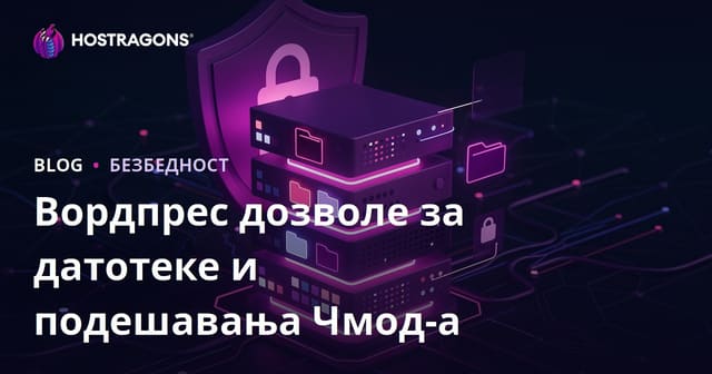 WordPress Дозволе Фајлова (Chmod) Како Треба Да Буди? Параметри Сигурности Сервера