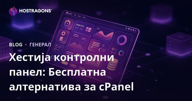Hestia Контрол Панел: Бесплатна Алтернатива cPanel-у