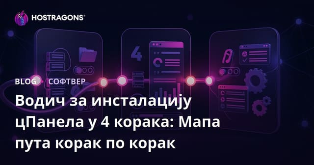 Водич за инсталацију цПанела у 4 корака: Мапа пута корак по корак