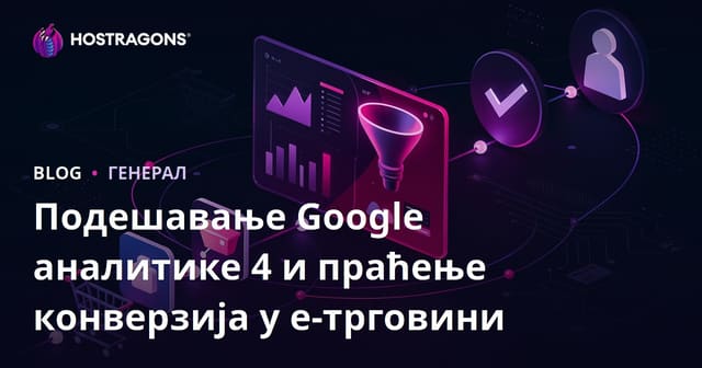 Подешавање Google аналитике 4 и праћење конверзија у е-трговини
