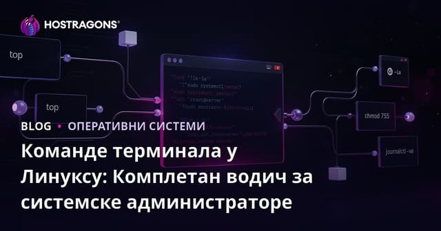 Линукс Терминал Команде: Опсежан Водич за Системске Администраторе