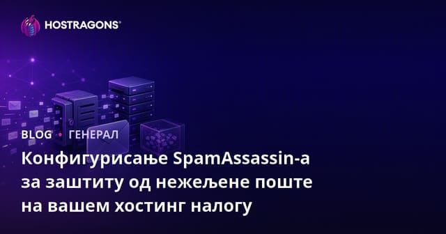 Конфигурисање SpamAssassin-а за заштиту од нежељене поште на вашем хостинг налогу