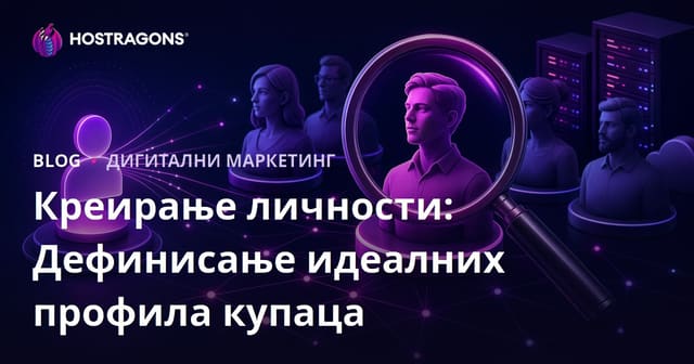 Креирање личности: Дефинисање идеалних профила купаца
