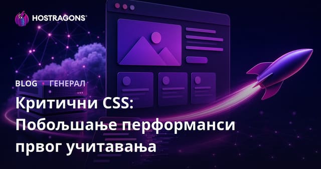 Критични CSS: Побољшање перформанси првог учитавања
