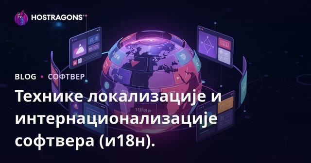 Технике локализације и интернационализације софтвера (и18н).