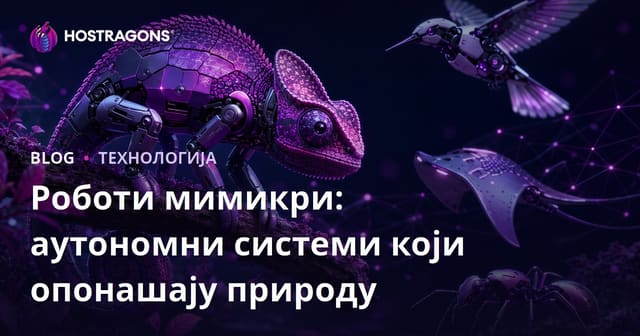 Роботи мимикри: аутономни системи који опонашају природу