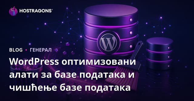 WordPress оптимизовани алати за базе података и чишћење базе података
