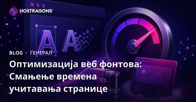 Оптимизација веб фонта: Како смањити време учитавања странице