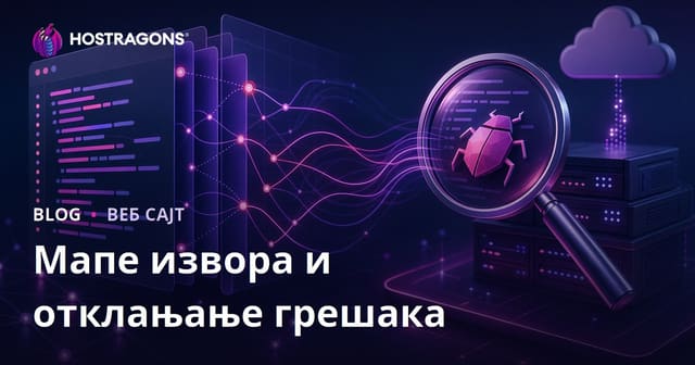 Мапе извора и отклањање грешака