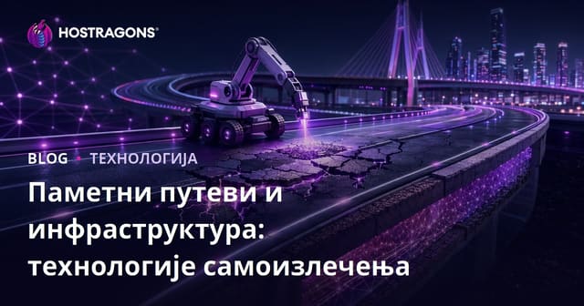 Паметни путеви и инфраструктура: технологије самоизлечења
