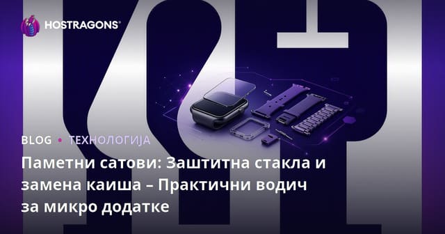 Паметни сатови: Заштитна стакла и замена каиша – Практични водич за микро додатке