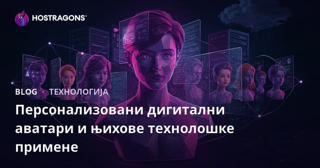 Персонализовани дигитални аватари и њихове технолошке примене