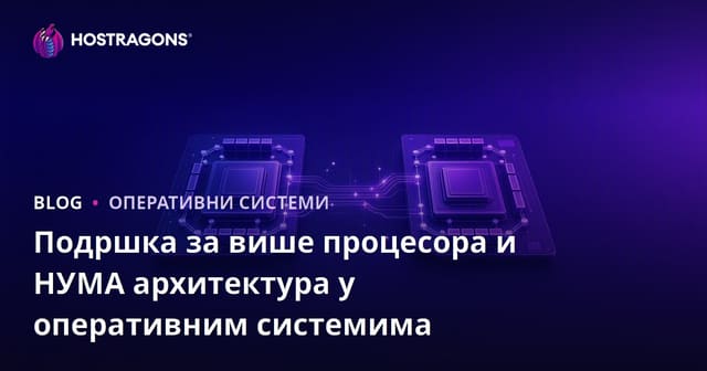 Подршка за више процесора и НУМА архитектура у оперативним системима