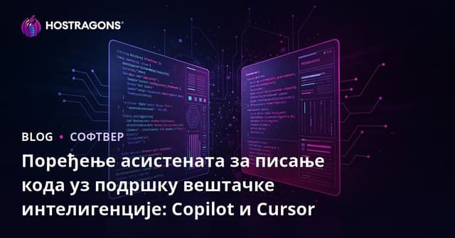 Поређење асистената за писање кода уз подршку вештачке интелигенције: Copilot и Cursor