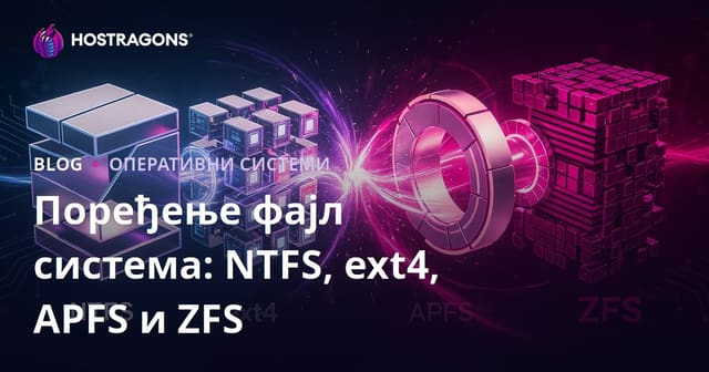 Поређење фајл система: NTFS, ext4, APFS и ZFS