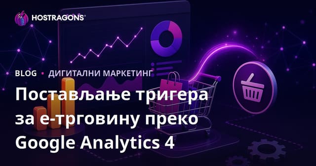 Постављање тригера за е-трговину преко Google Analytics 4
