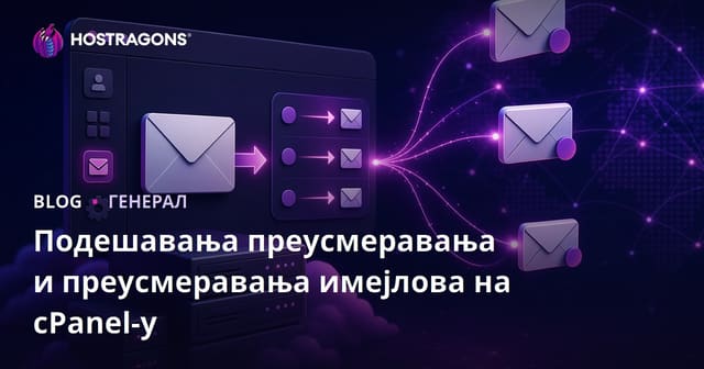 Подешавања преусмеравања и преусмеравања имејлова на cPanel-у