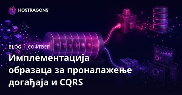 Имплементација образаца за проналажење догађаја и CQRS
