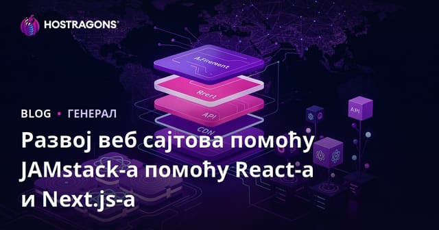 Развој веб сајтова помоћу JAMstack-а помоћу React-а и Next.js-а