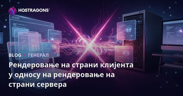 Рендеровање на страни клијента у односу на рендеровање на страни сервера