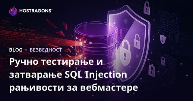 Ручно тестирање и затварање SQL Injection рањивости за вебмастере