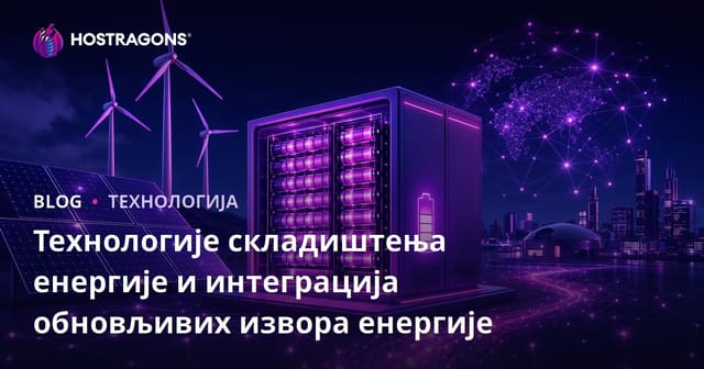 Технологије складиштења енергије и интеграција обновљивих извора енергије