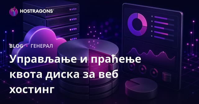 Управљање и праћење квота диска за веб хостинг
