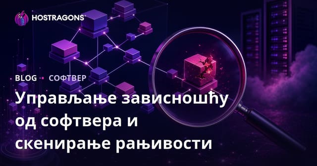 Управљање зависношћу од софтвера и скенирање рањивости