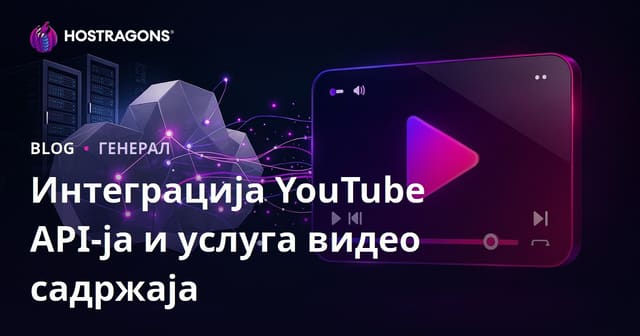 Интеграција YouTube API-ја и услуга видео садржаја