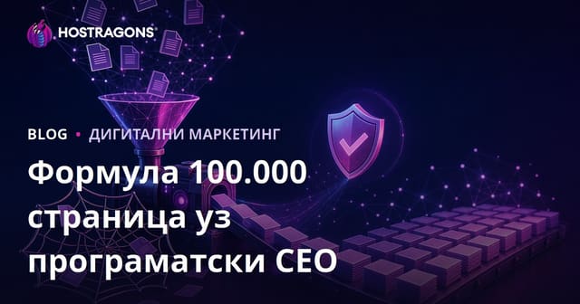 Формула за производњу 100.000 страница без пада у замку копираног садржаја у програматском SEO