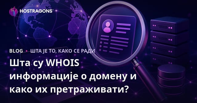 Шта је Domain WHOIS информација и како се испитује?