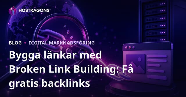 Bygga länkar med Broken Link Building: Få gratis backlinks