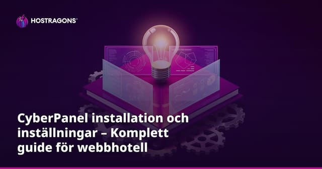 Inställningsguide för installation av CyberPanel