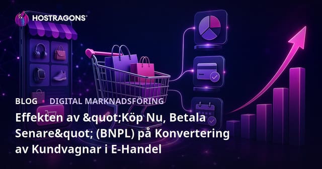 Effekten av 'Köp nu, betala senare' (BNPL) system på varukorgens konvertering inom e-handel