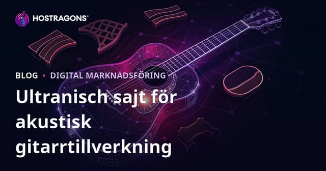 Endast akustisk gitartillverkning och luthiermaterial: En ultra-nischad webbplats
