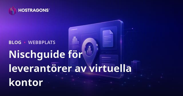 Endast en företagsnischwebbplats som granskar virtuella kontor och juridiska adresstjänster