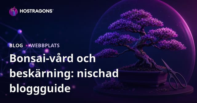 Endast Skötsel och Beskärningstekniker för Bonsaiträd: En Visuell Guide