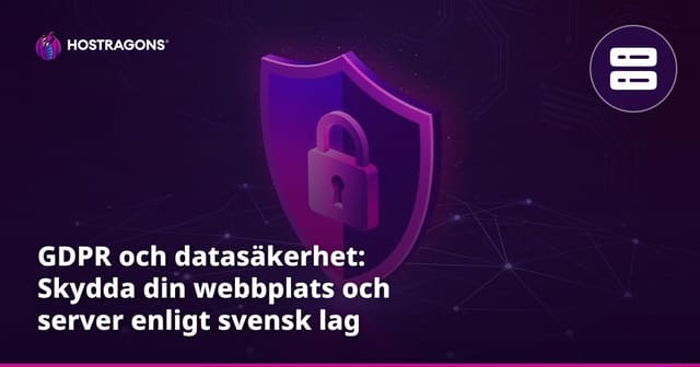 GDPR och datasäkerhet: Skydda din webbplats och server enligt svensk lag