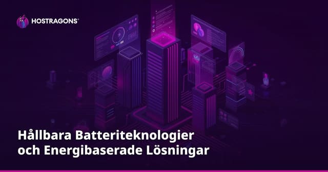 Hållbara Batteriteknologier och Energibaserade Lösningar