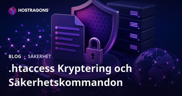 Kommandon för kryptering av .htaccess-filen och förbättrad webbplatssäkerhet