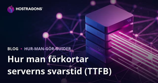 Hur man förkortar serverns svarstid (TTFB): Faktorer som påverkar