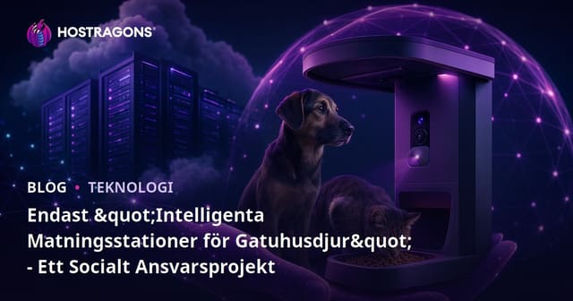 Endast "Intelligenta Matningsstationer för Gatuhusdjur" - Ett Socialt Ansvarsprojekt