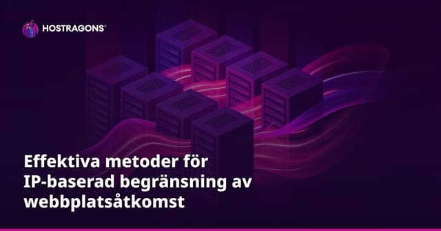 Effektiva metoder för IP-baserad begränsning av webbplatsåtkomst