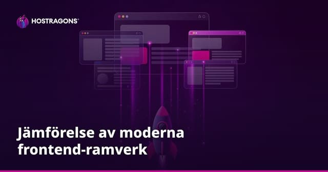 Jämförelse av moderna frontend-ramverk