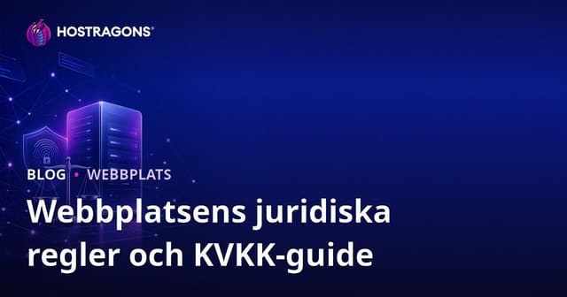 Juridiska regler att tänka på vid skapande av webbplats och GDPR