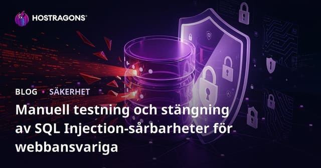 Manuell testning och stängning av SQL Injection-sårbarheter för webbansvariga